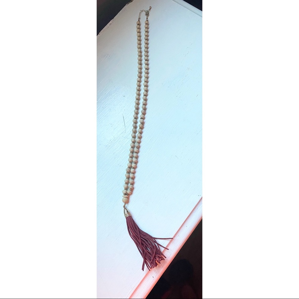 Tassel Beaded Necklace